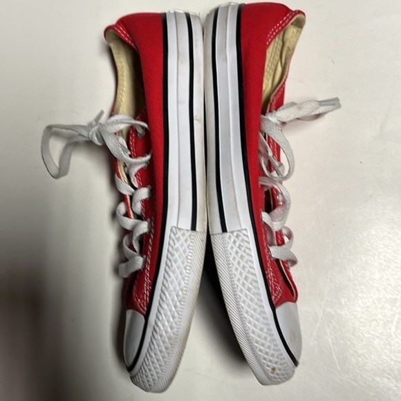 Preppy Converse All Star Red Shoes - Picture 4 of 10